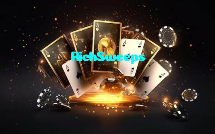 RichSweeps casino presented on mobile device in Pakistan with slots and live games